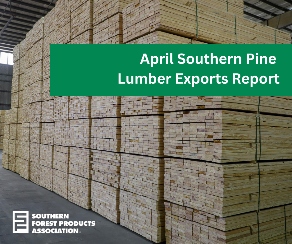 April 2024 Southern Pine exports