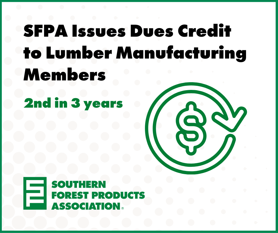 Dues Credit for Lumber Manufacturer